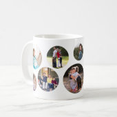 Mug Photo Collage 10 Cercle photo (Devant gauche)