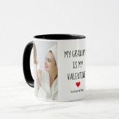 Mug Photo Collage | Ma mère est mon cadeau Valentine (Devant gauche)