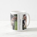 Mug Photo Collage Mariage Bridesmaid Merci<br><div class="desc">Carte de remerciements photo multi-mariage moderne pour vos invités qui se sont présentés pour soutenir et célébrer votre grand jour avec vous. Ajoutez facilement vos photos préférées,  les noms de mariée et mariée,  la date et un message personnalisé et la signature au verso.</div>
