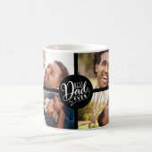 Mug Photo Collage Meilleur Père Jamais (Centre)