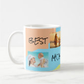 Mug Photo collage Meilleure maman jamais pastel (Gauche)