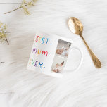 Mug Photo Collage moderne et coloré Meilleur cadeau de<br><div class="desc">Un collage photo moderne et le cadeau coloré "Best Mom Ever" est un cadeau réfléchi et personnalisé pour toute mère. La photo de collage est une collection de différentes images qui ont été arrangées avec art pour former une composition cohésive et visuellement attrayante. Ces photos peuvent présenter des souvenirs chéris,...</div>