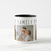 Mug Photo Collage Moderne & Meilleure Famille Jamais M (Centre)
