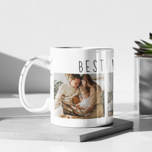Mug Photo Collage Moderne & Meilleure Famille Jamais M