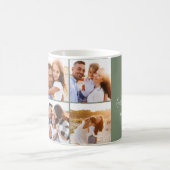 Mug Photo collage sage vert poule moderne mère jour (Centre)