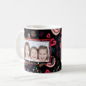 Mug Photo Colorful Rainbow Custom moderne (Devant gauche)