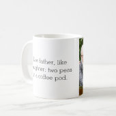 Mug Photo Comme Père Comme Fille Ou Fils (Devant gauche)