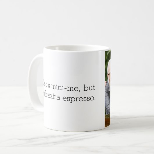 Mug Photo Comme Père Comme Fille Ou Fils (Devant gauche)