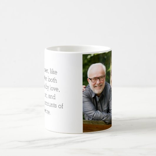 Mug Photo Comme Père Comme Fille Ou Fils (Centre)