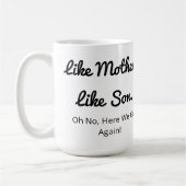 Mug Photo Comme Père/Mère Comme Fille/Fils (Gauche)