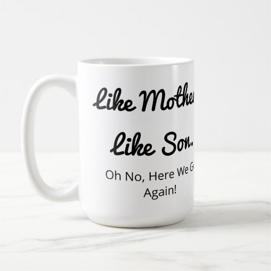 Mug Photo Comme Père/Mère Comme Fille/Fils (Gauche)