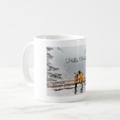 Mug Photo Couple d'hiver (Devant gauche)