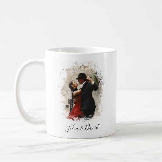 Mug Photo Couple personnalisée Saint Valentin (Gauche)