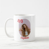 Mug Photo Cute Red Bow (Gauche)