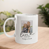 Mug Photo d'amour de Saint-Valentin au premier balayag