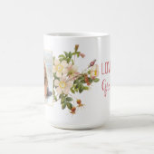 Mug Photo d'amour floral  (Centre)