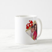Mug Photo d'amour pour la Saint-Valentin (Devant droit)