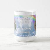 Mug Photo de animal de compagnie Mémorial arc-en-ciel  (Centre)