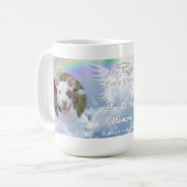 Mug Photo de animal de compagnie Mémorial arc-en-ciel  (Devant gauche)