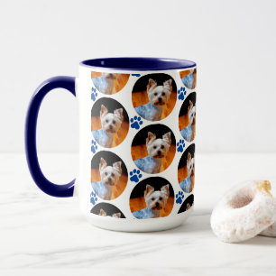 Mug Photo de animal de compagnie moderne Empreinte de