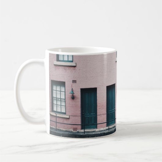 MUG PHOTO DE BÂTIMENT AVEC ESCALIERS (Gauche)