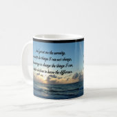 MUG PHOTO DE BEAUTIFUL SERENITY PRAYER OCEAN (Devant gauche)