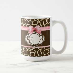 Mug Photo de bébé d'arc du ruban n de motif de peau 