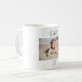 Mug Photo de bébé personnalisée (Devant gauche)