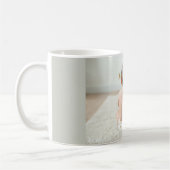 Mug Photo de bébé personnalisée Mon premier script d'o (Gauche)