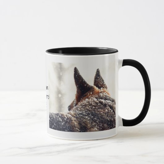 Mug Photo de berger allemand (Droite)