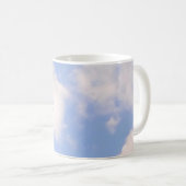 Mug Photo de Blue Sky Be Not Afraid Bible Verse Nom (Devant droit)