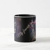 Mug Photo de chat, chat, Animaux de compagnie, chat dr (Centre)