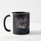 Mug Photo de chat, chat, Animaux domestiques, chat drô (Gauche)