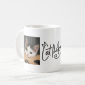 Mug Photo de chat domestique (Devant gauche)