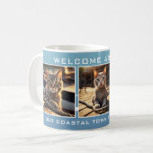 Mug Photo de chat Nautical Beach House (Devant gauche)