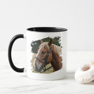 Mug Photo de cheval personnalisé moderne et tendance