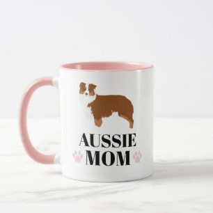 Mug Photo de chien de la mère australienne à Tricolo