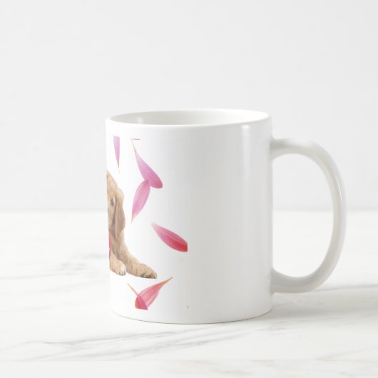 Mug Photo de Chien de la Saint Valentin (Droite)