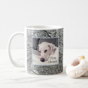 Mug Photo de chien mignon avec Arrière - plan de thème