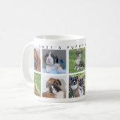 Mug photo de chien personnalisé (Devant gauche)