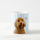 Mug Photo de chien personnalisé | Nom de l'animal (Centre)