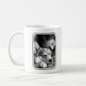 Mug Photo de chien personnalisée Happy Valentine's for (Gauche)