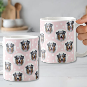 Mug Photo de chien personnalisée sur visage de l'anima
