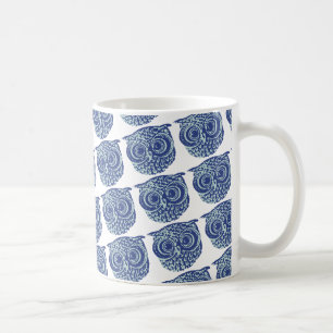 Mug Photo de chouette bleue