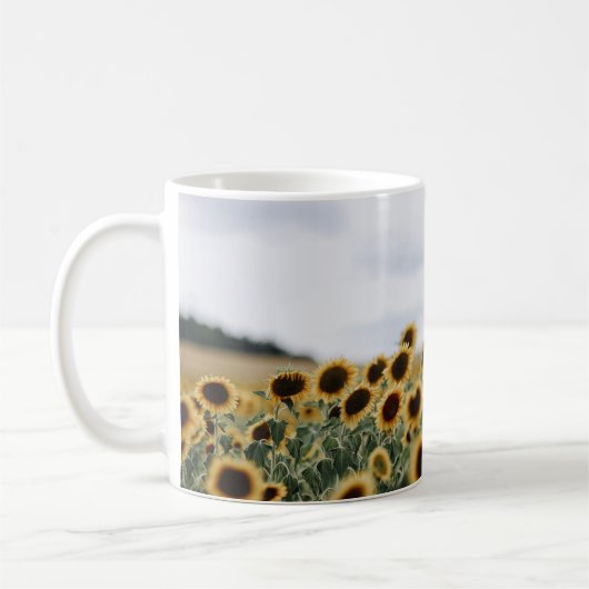 MUG PHOTO DE CLOSEUP DE SUNFLOWERS (Gauche)