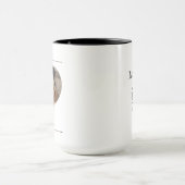 Mug Photo de coeur personnalisée et message pour maman (Centre)