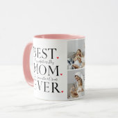 Mug Photo de collage moderne (Devant gauche)