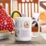 Mug Photo de collage moderne Meilleure mère Ever Purpl<br><div class="desc">Photo De Collage Moderne Best Mom Ever Purple Cadeau. Meilleur cadeau personnalisé pour la journée des mères,  la journée de la femme ou l'anniversaire de maman. Surprenez Maman avec un cadeau qui est aussi Extraordinaire qu’elle.</div>