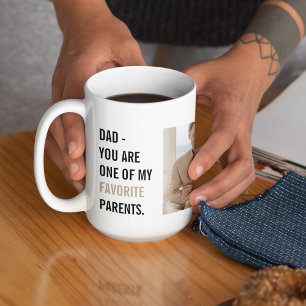 Mug Photo de collection moderne et cadeau de Fête des 