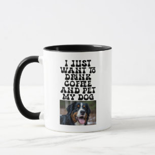Mug Photo de compagnie personnalisée - Boire du café e